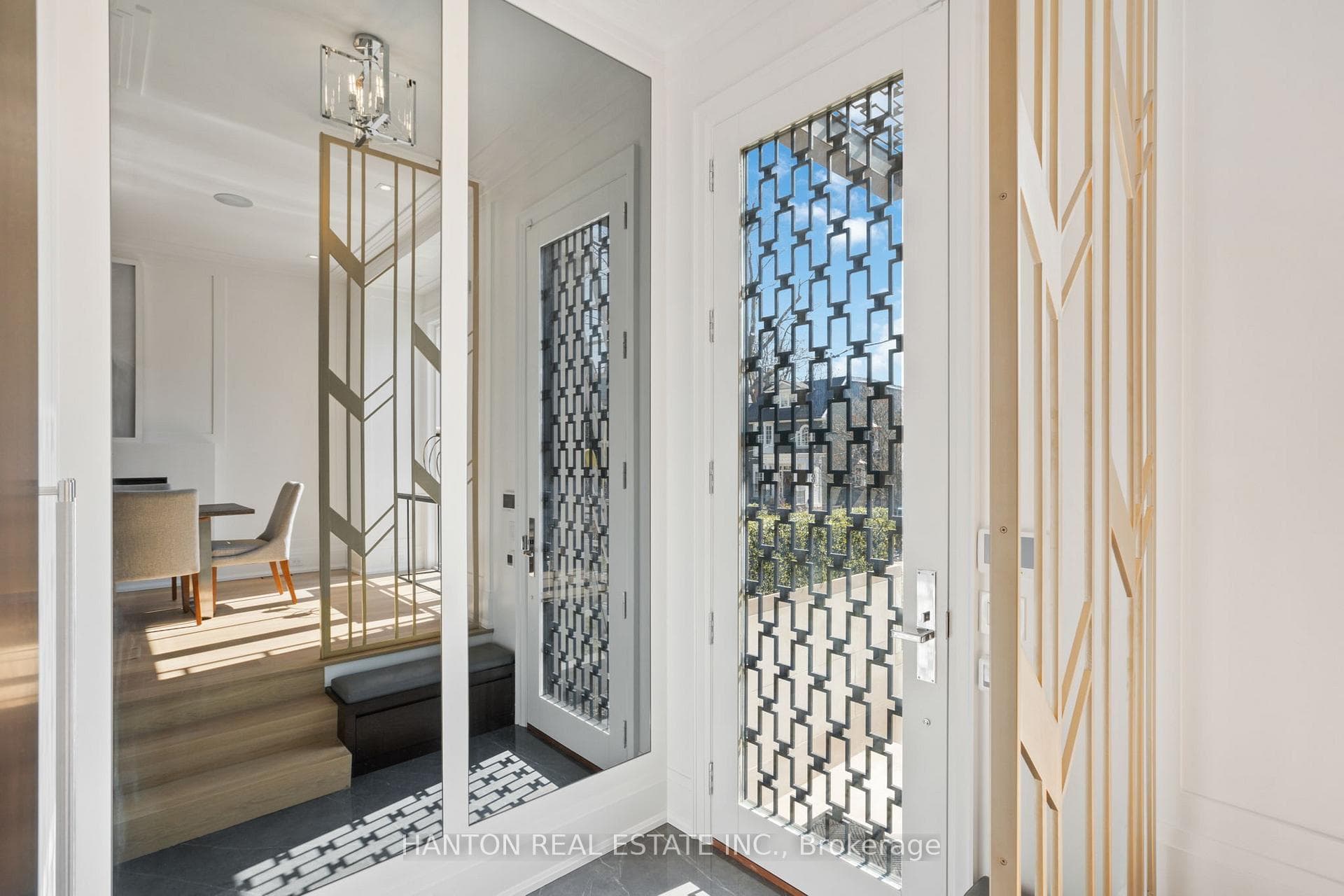 Elegant Foyer With Double Closet and 11'9" Ceiling