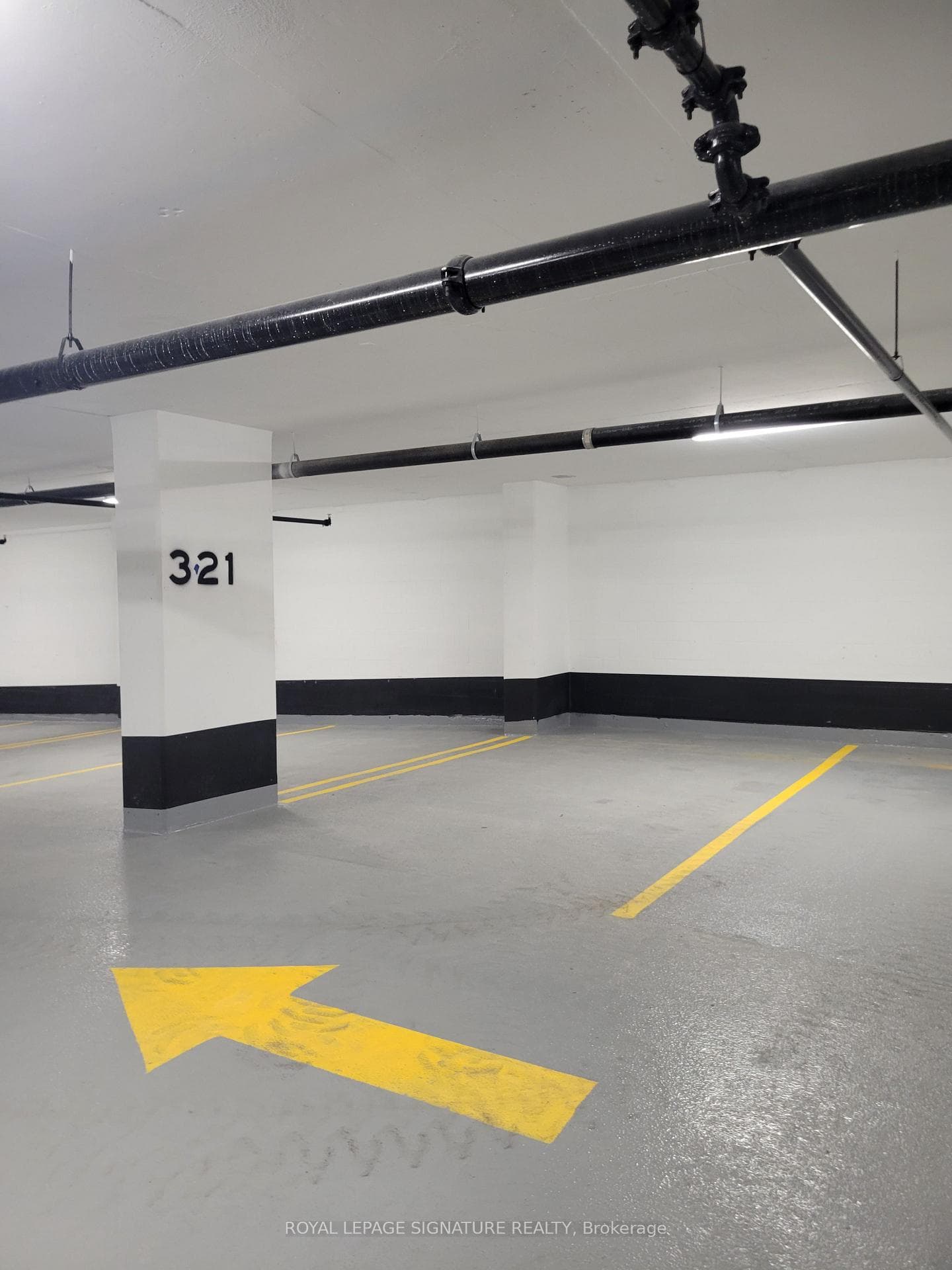 Large parking space