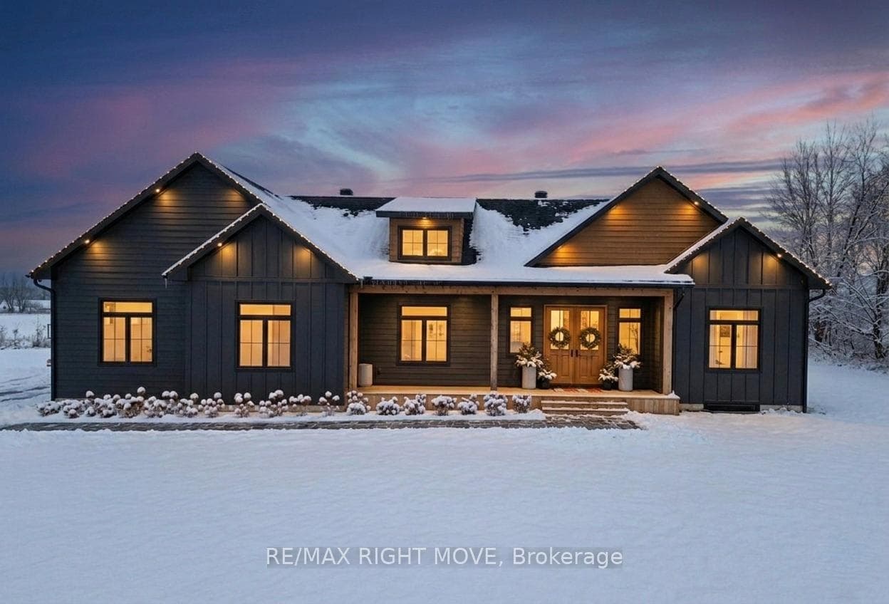 Extensive exterior soffit lighting