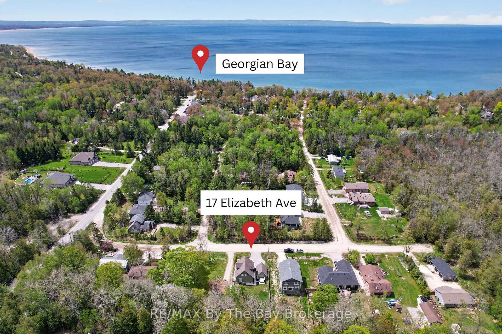 Walking distance to the Woodland Beach