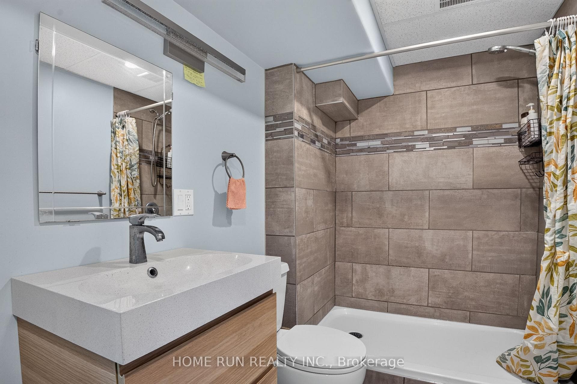 Basement washroom