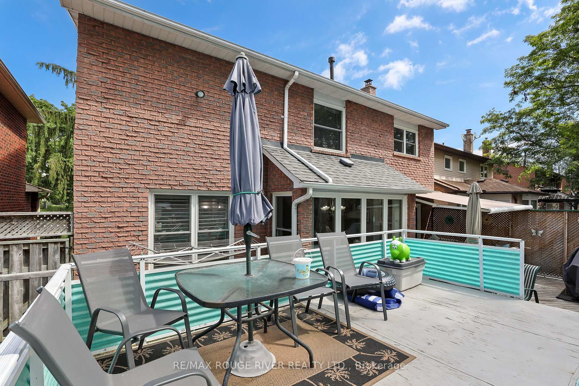 Patio area on Pool Deck