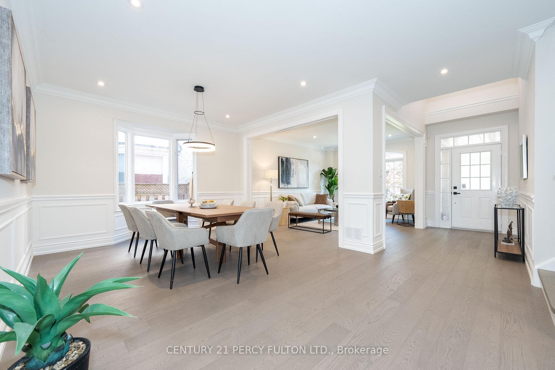 Open Dining and Living Room