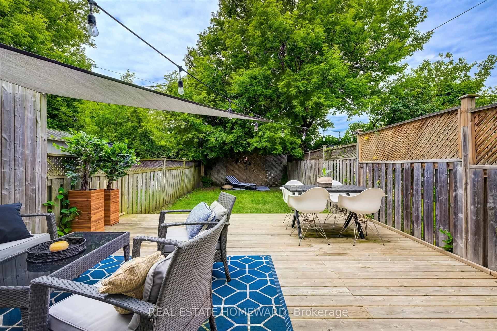 Deck & Backyard