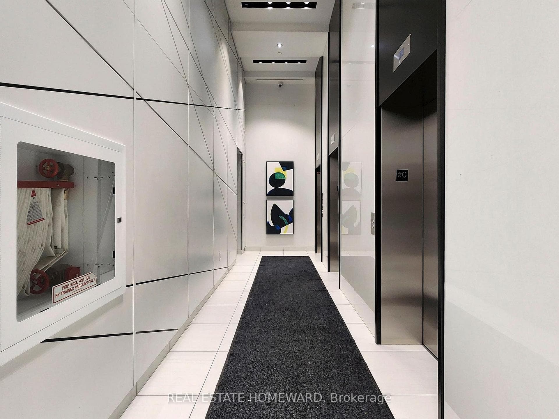 Lobby elevator area