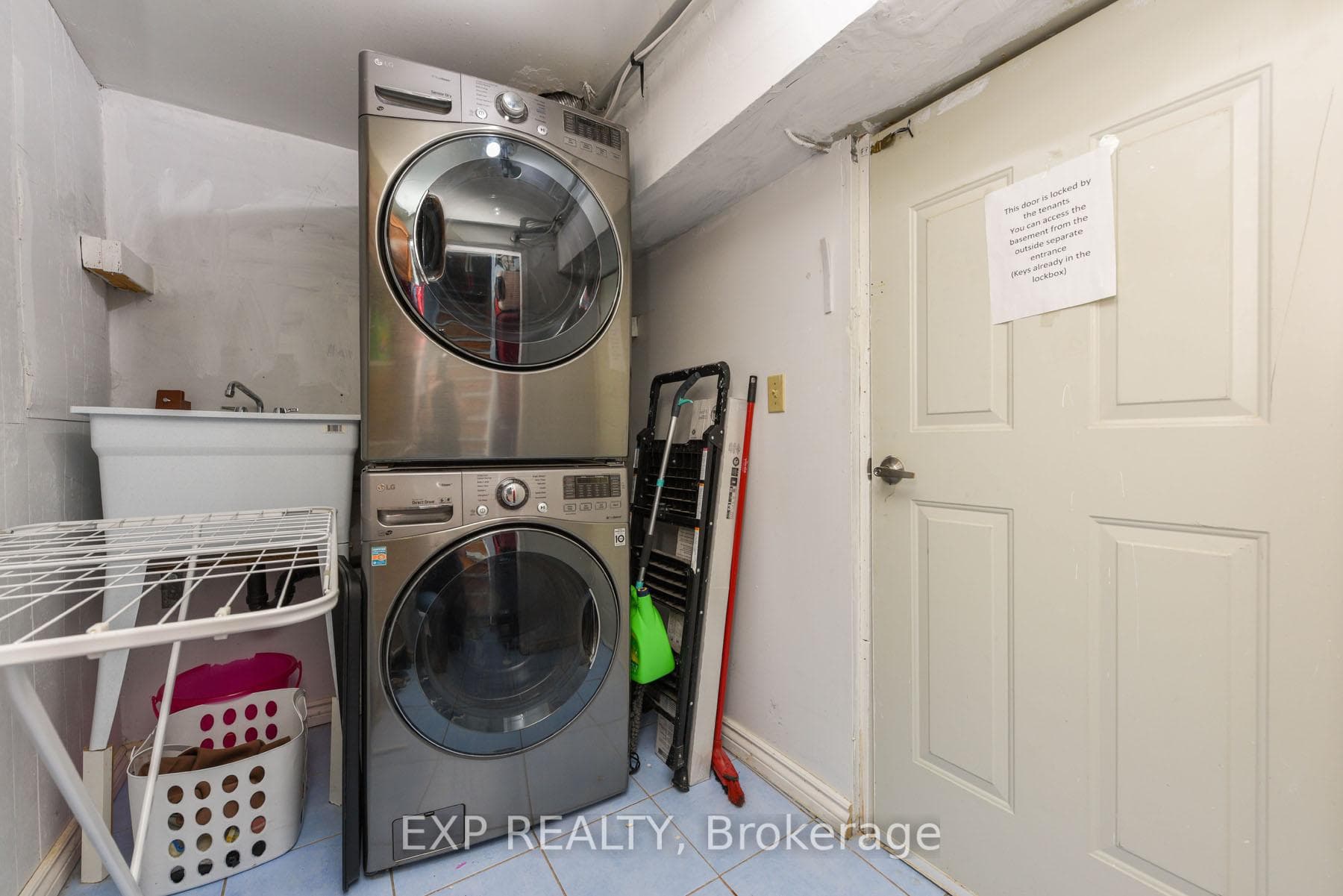 Shared Laundry On Lower Level