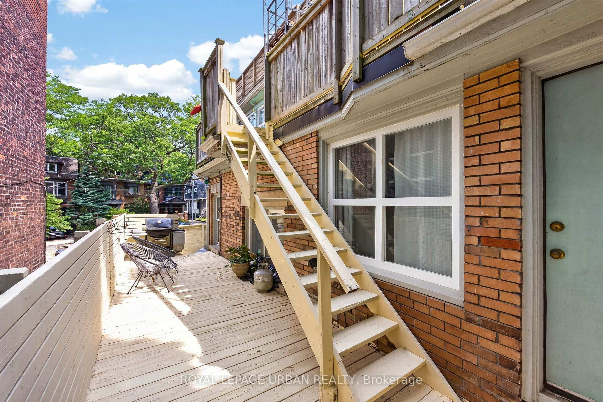 Main Floor suite 2 tiered Deck