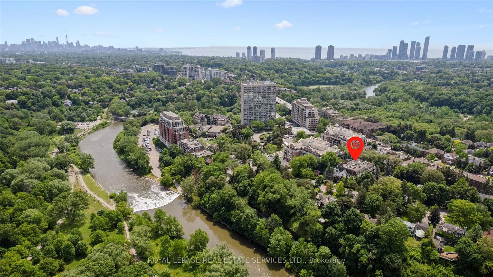 Steps from the Humber River Trail System
