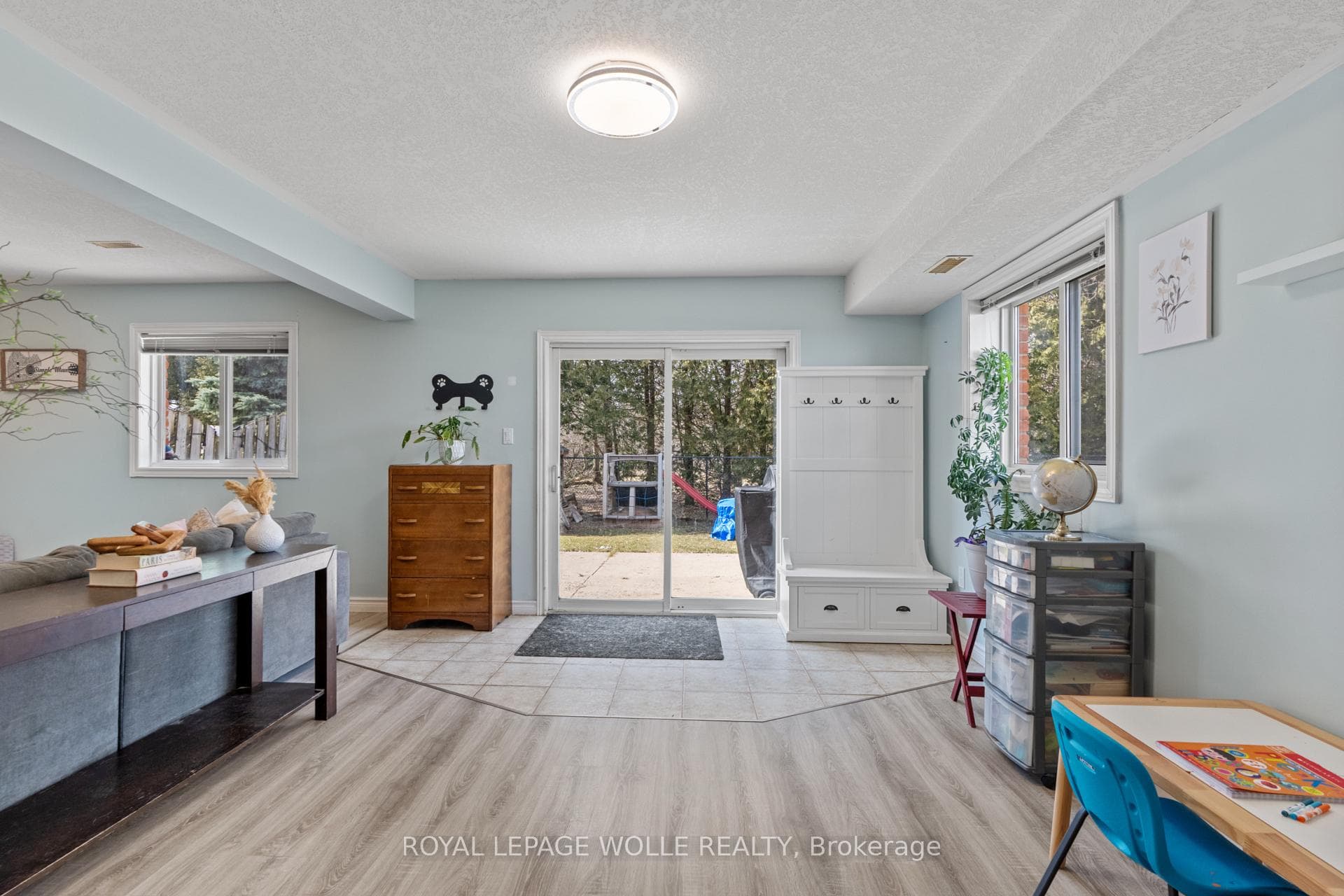Access to Backyard from Recreation Room