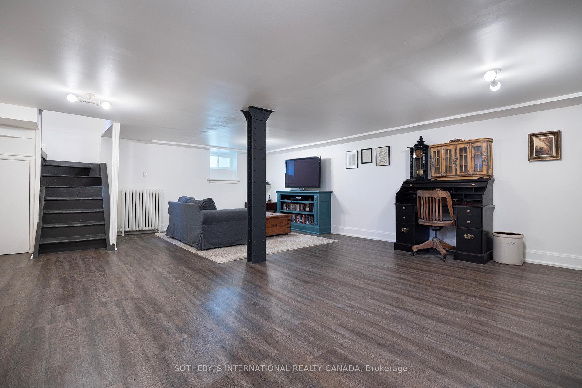 lower level open concept flex space