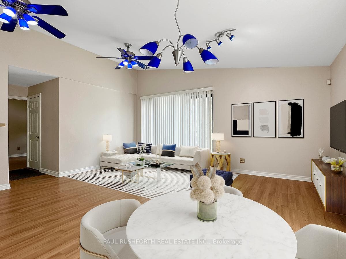 Virtually Staged-Upper Living Room