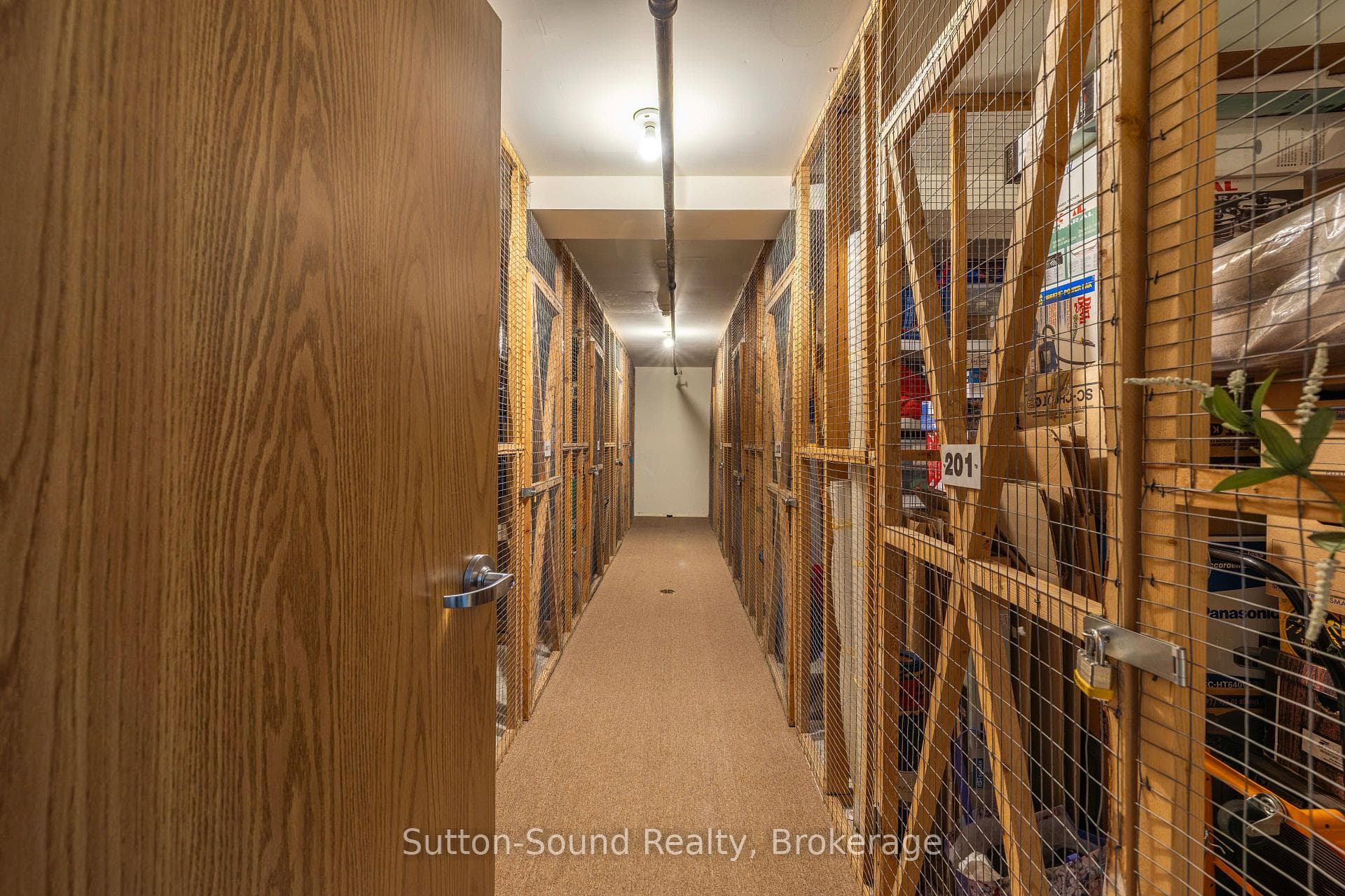 Same floor storage locker