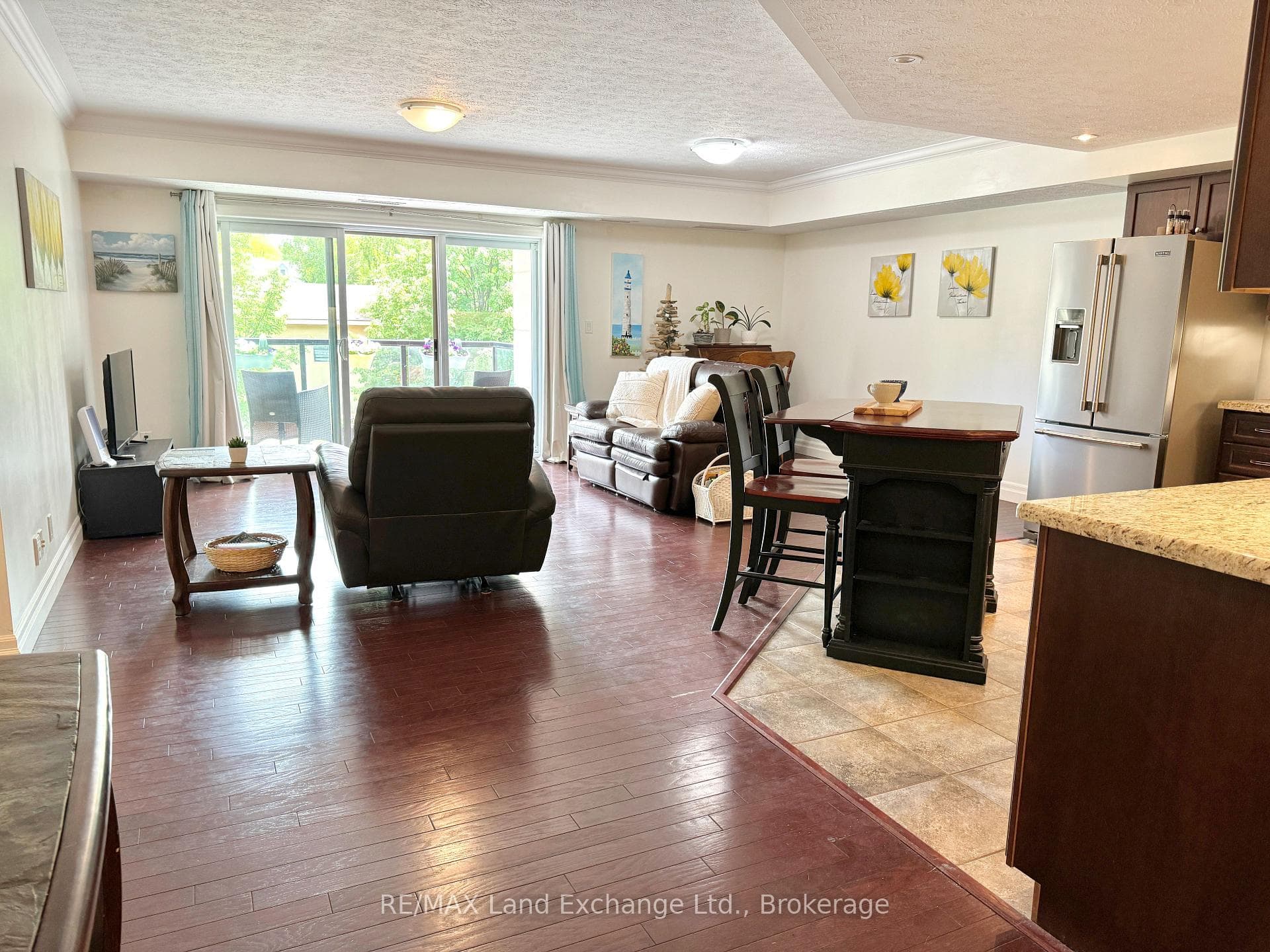 Open concept living/dining/kitchen