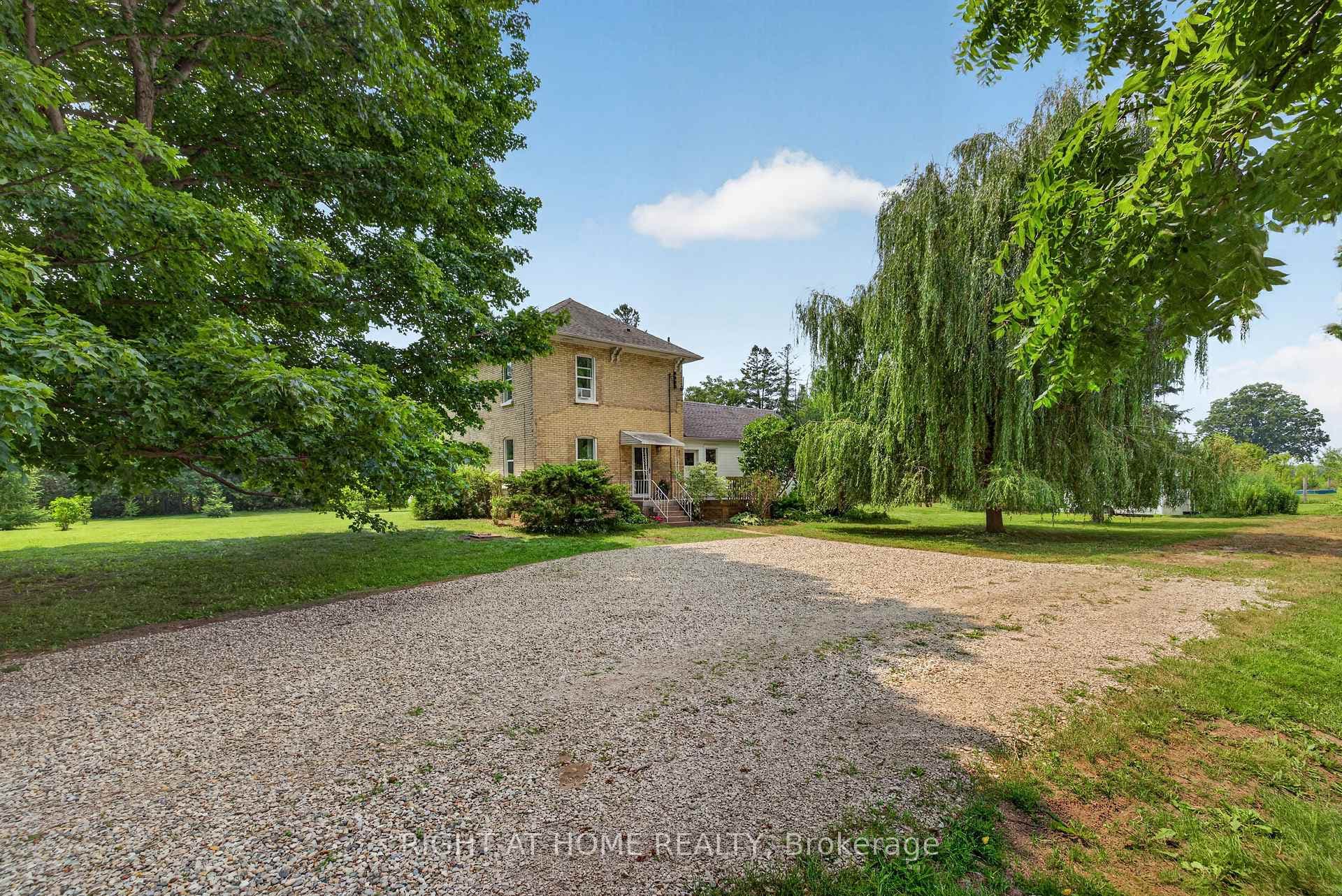 Large driveway