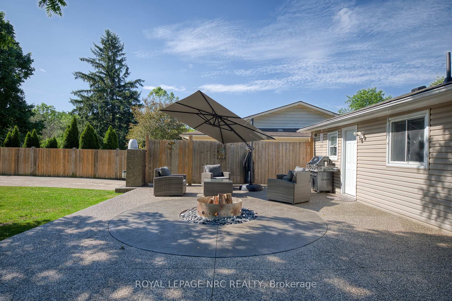 Step outside to your own private backyard retreat