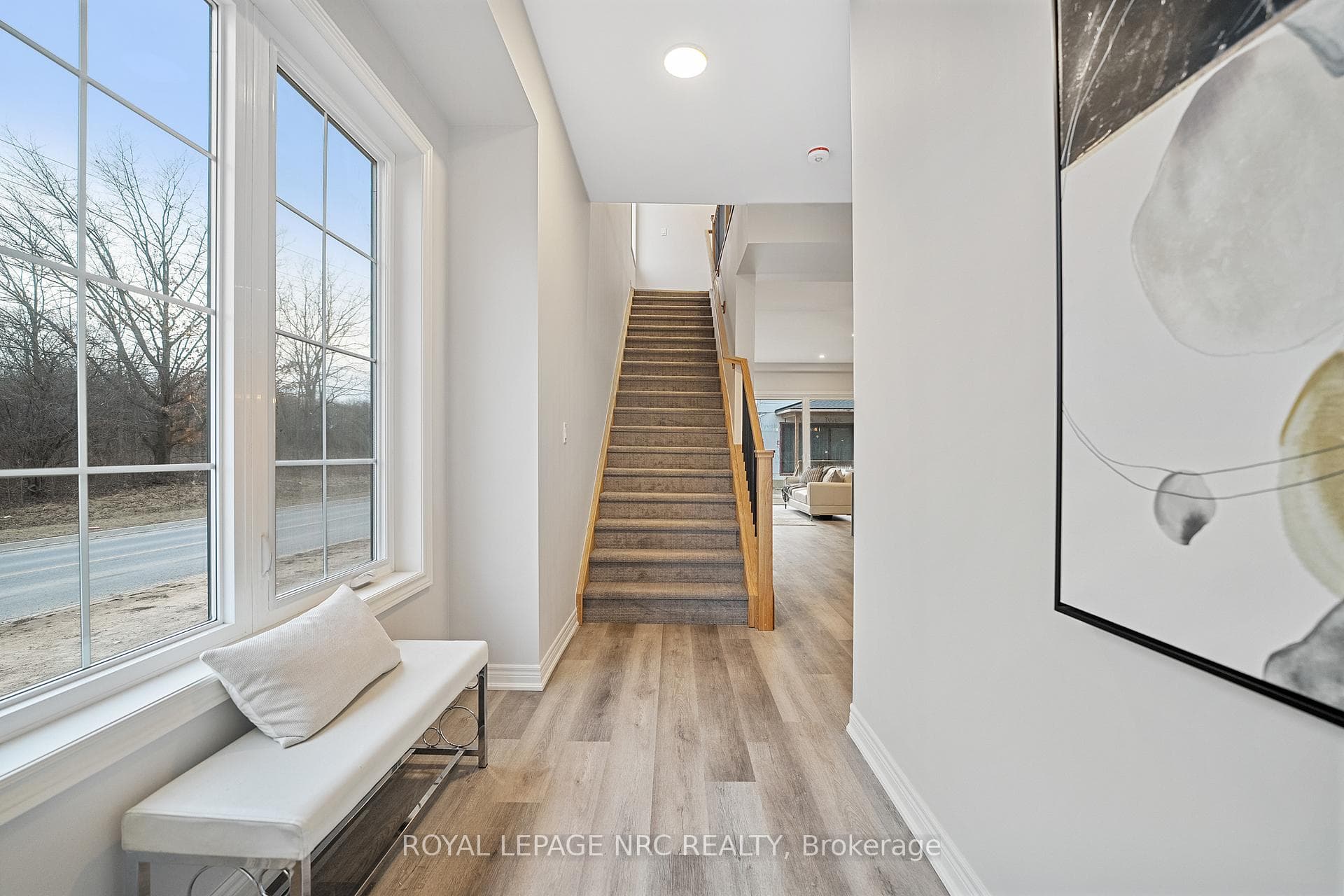 Front Entrance w/view of stairs to second level