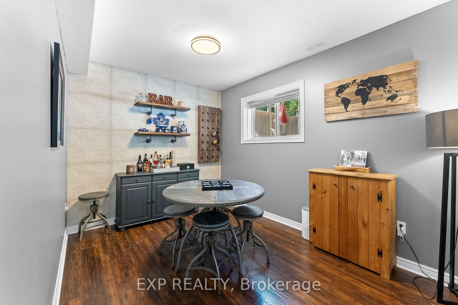 Games Area with Potential for 4th Bedroom