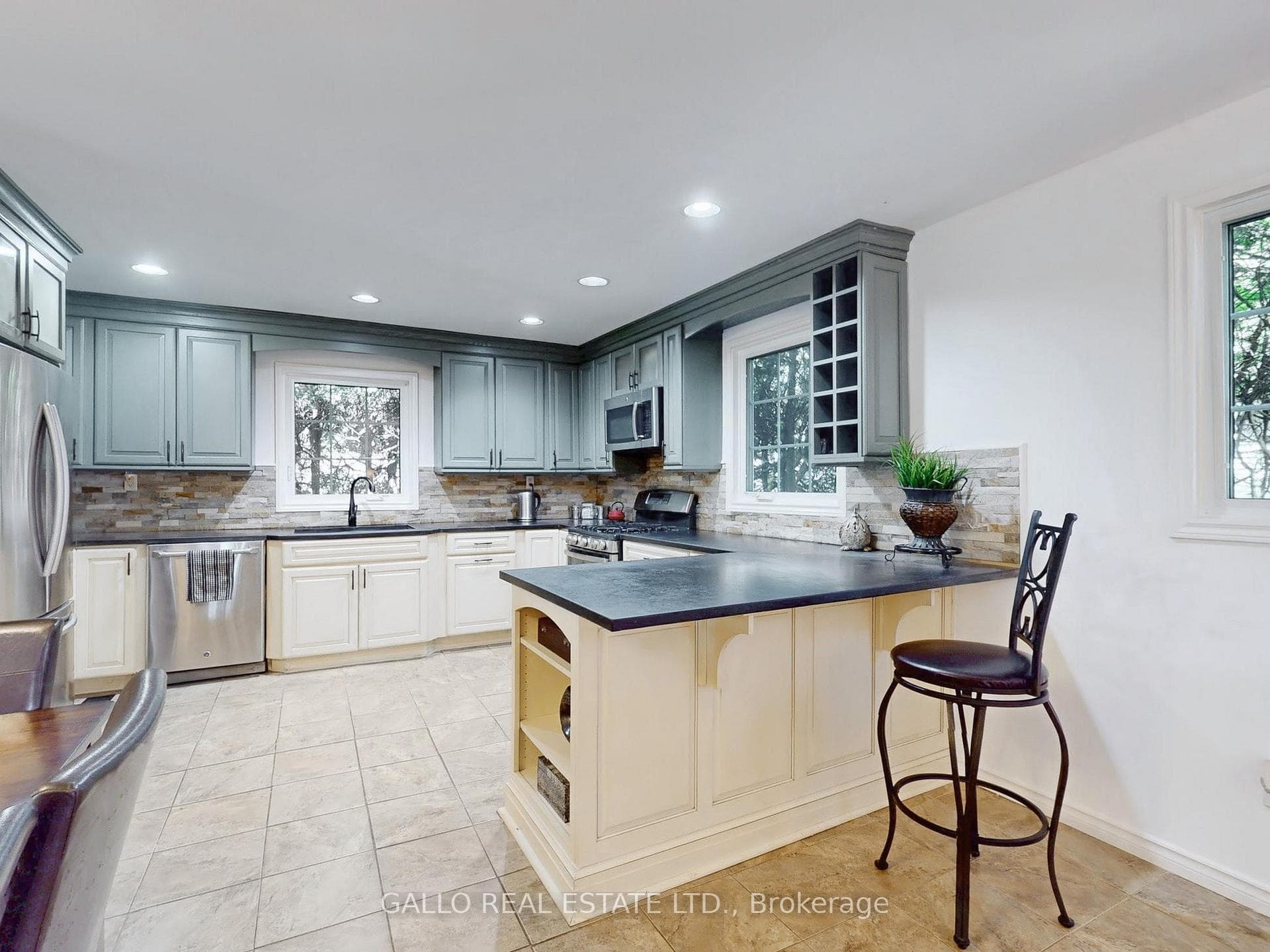 Loaded with cabinetry and stainless appliances