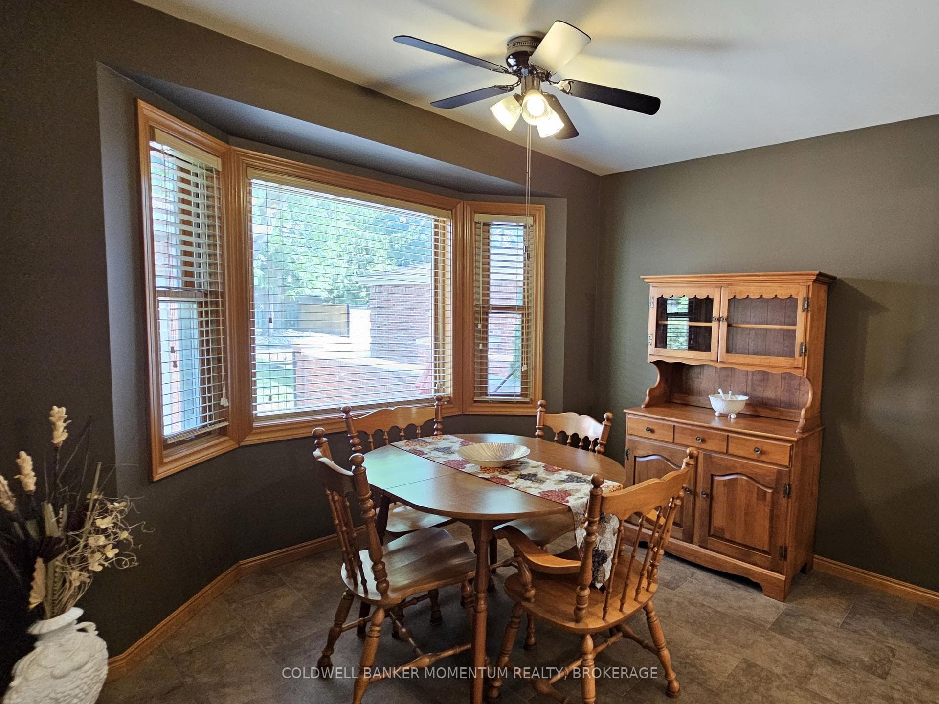 Breakfast Nook with large bay window