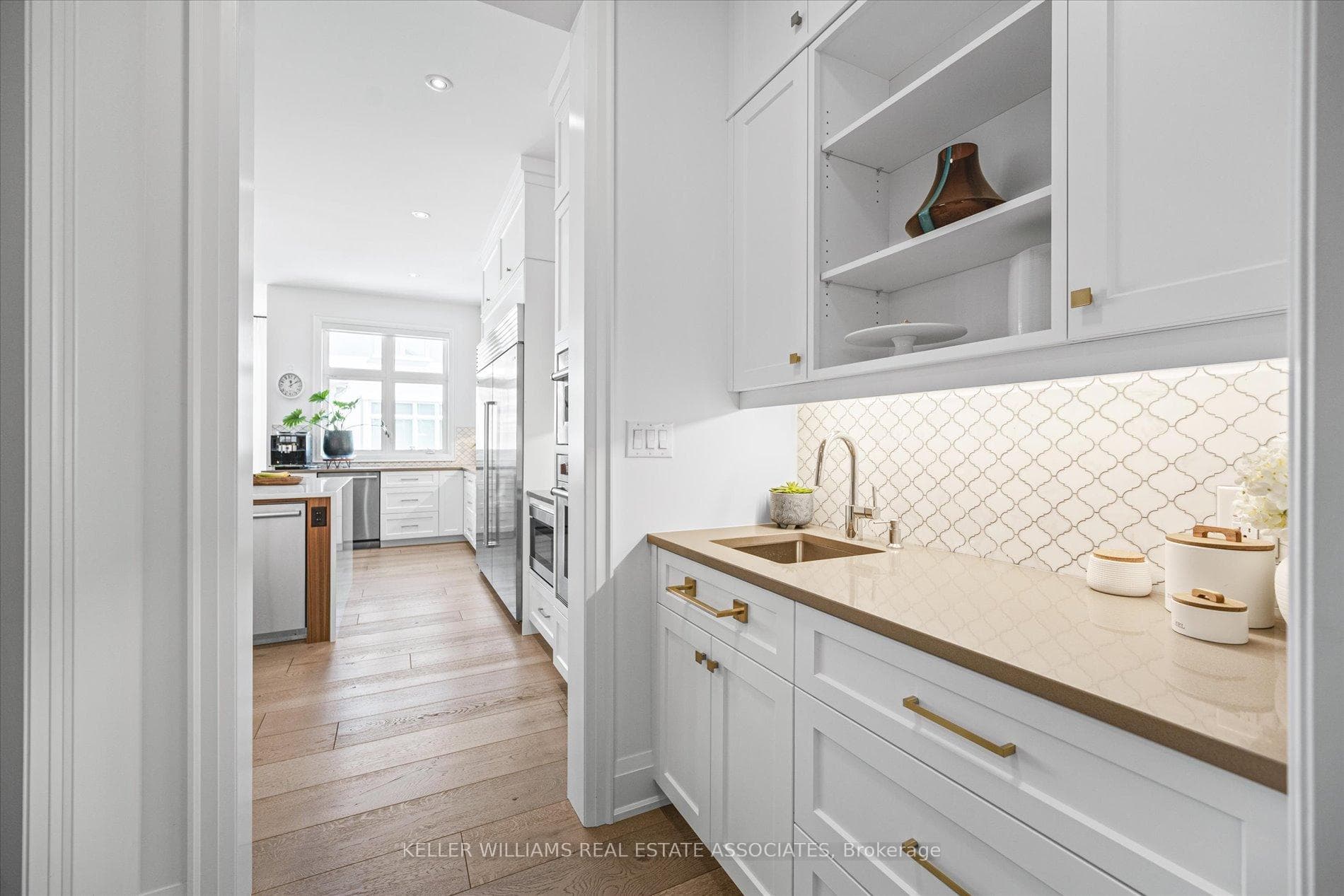 Servery With Access to Hidden 9x5' Pantry