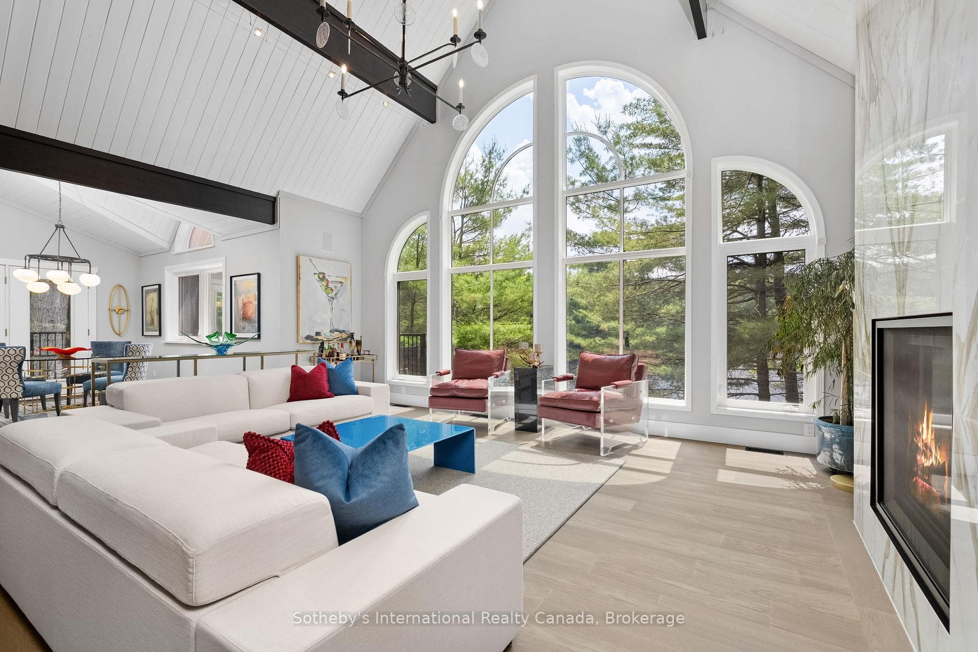 Soaring Cathedral Ceilings and 2 Story Windows