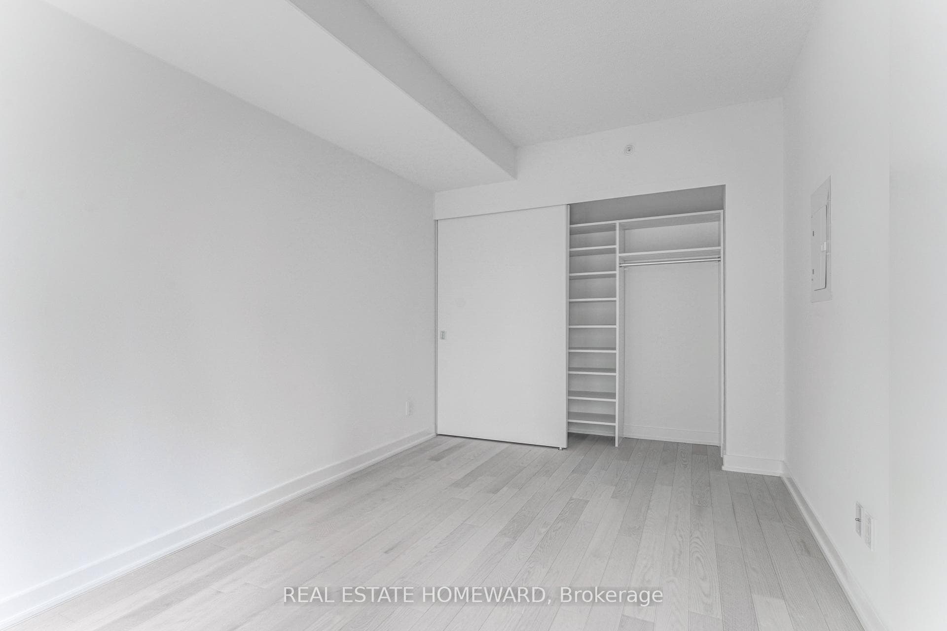 Closet with built in organizers