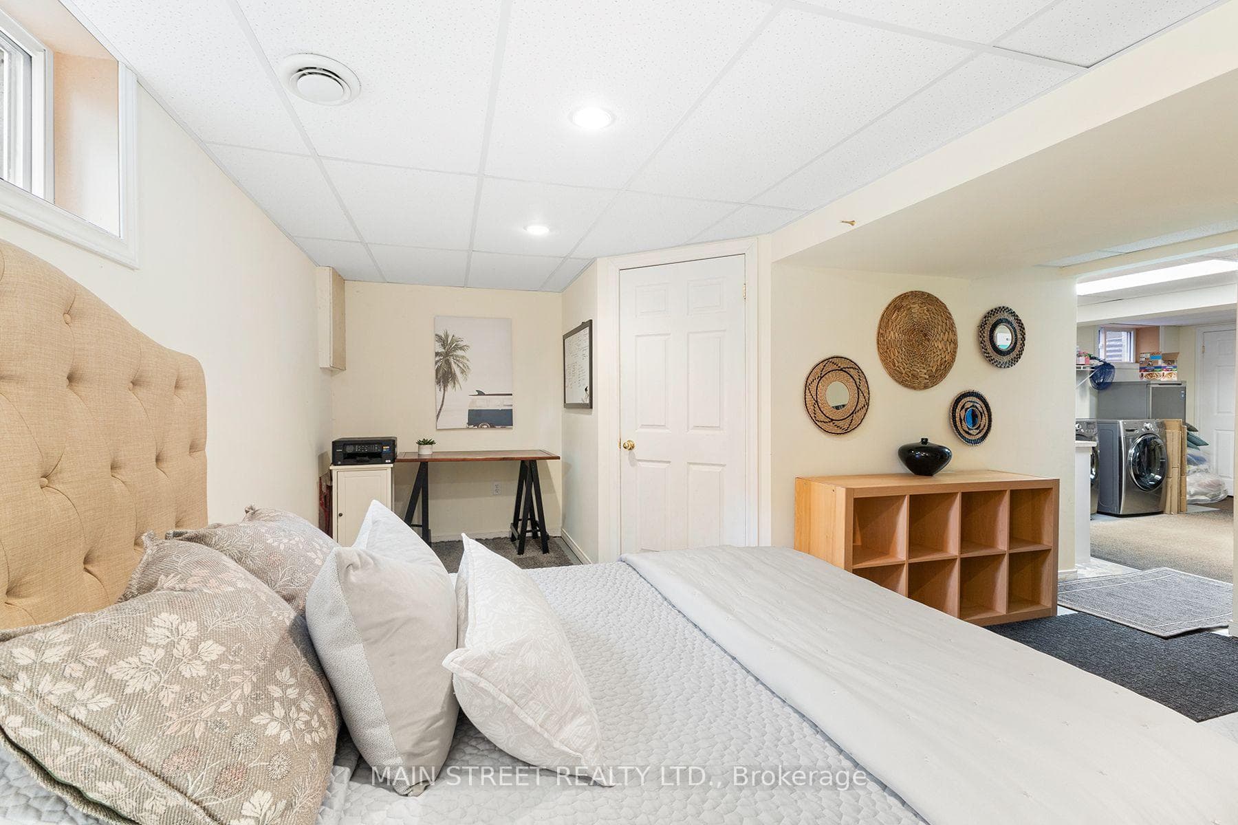 Basement bedroom