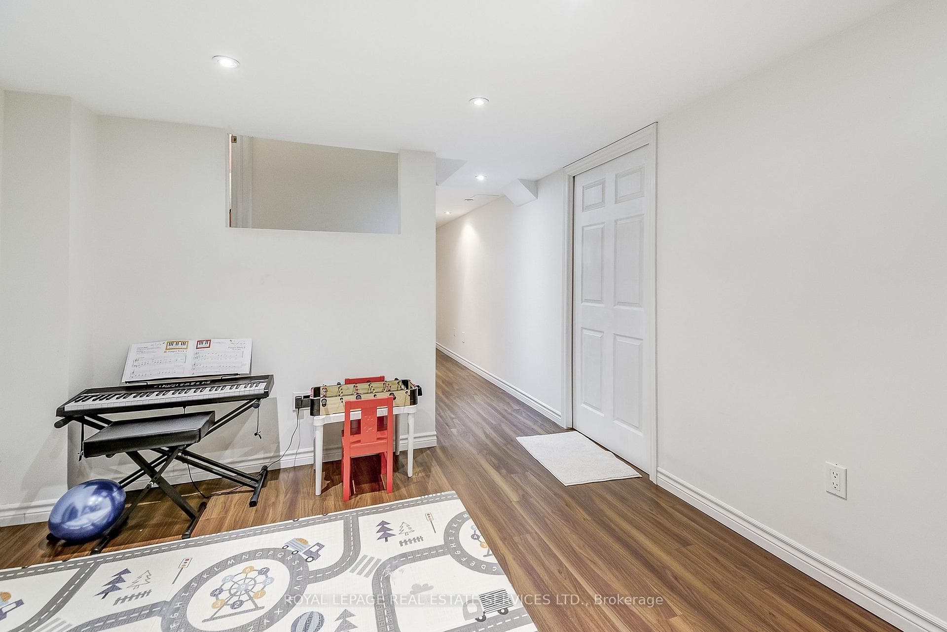 basement rec room