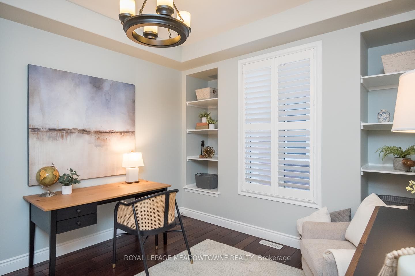 Upgraded shutters throughout the home