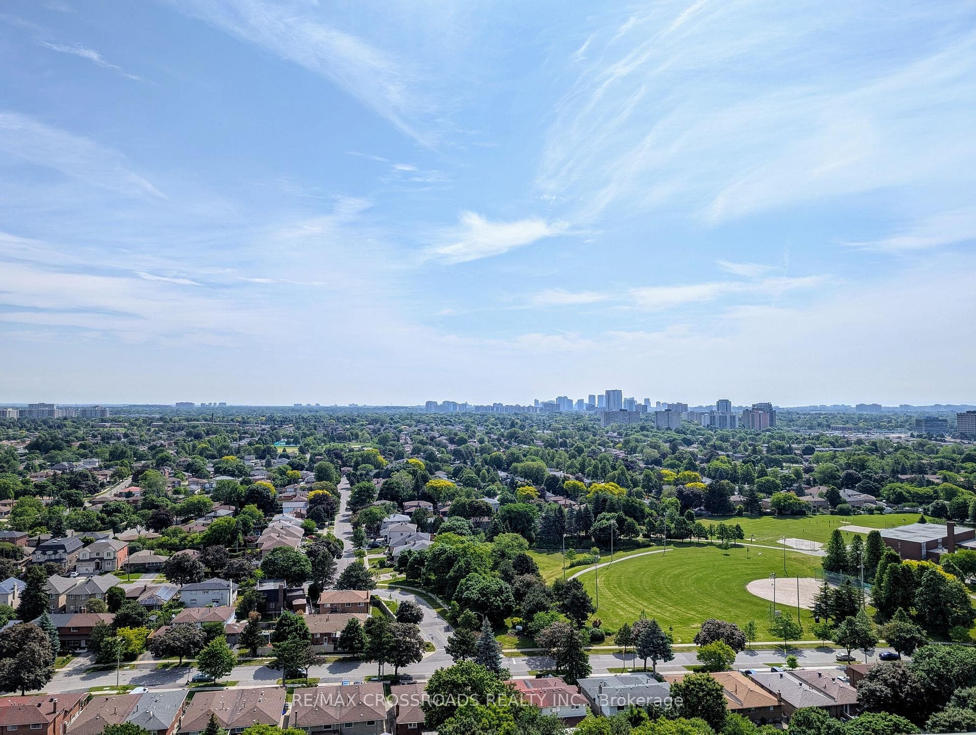 Panoramic East view
