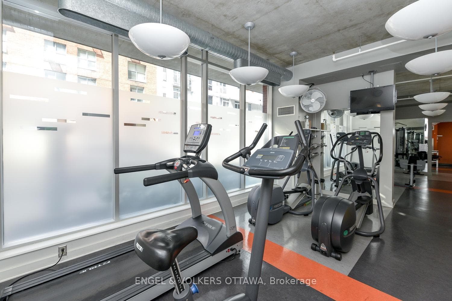 Gym on the main floor
