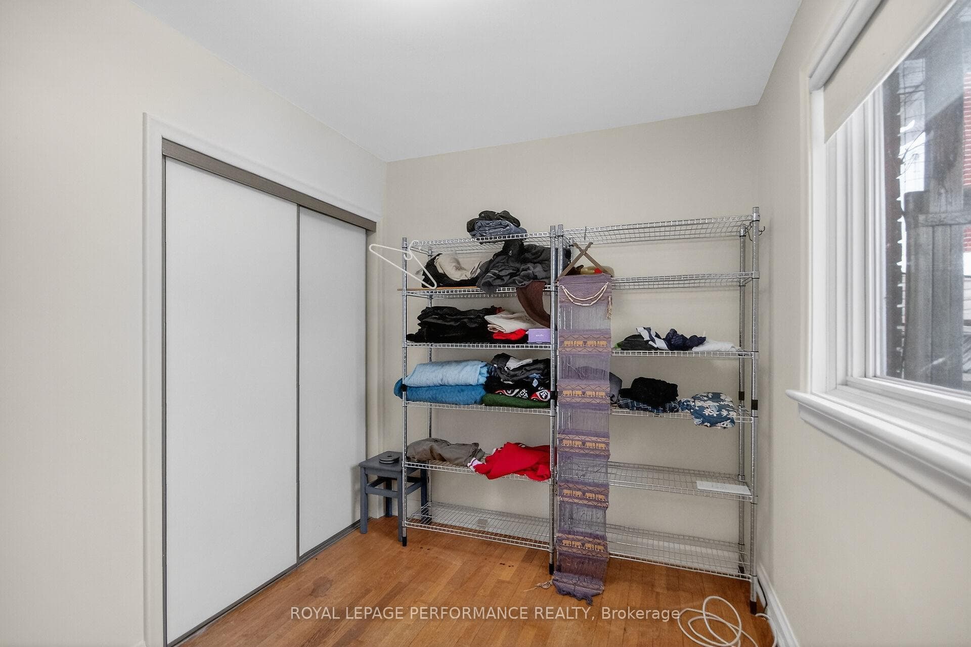Rear bedroom, with double closet