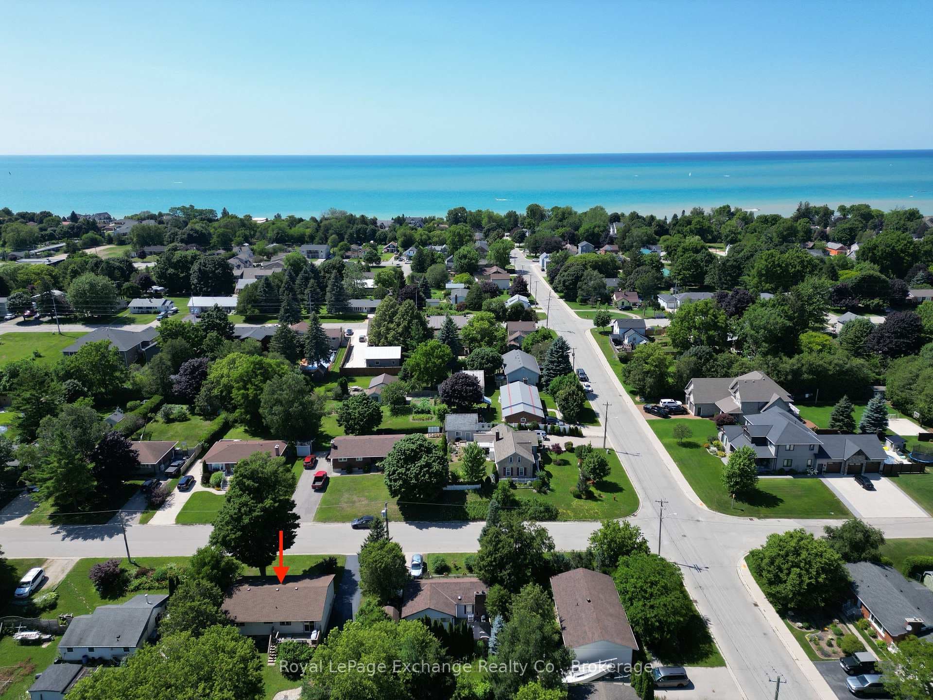 Aerial view - close to beach