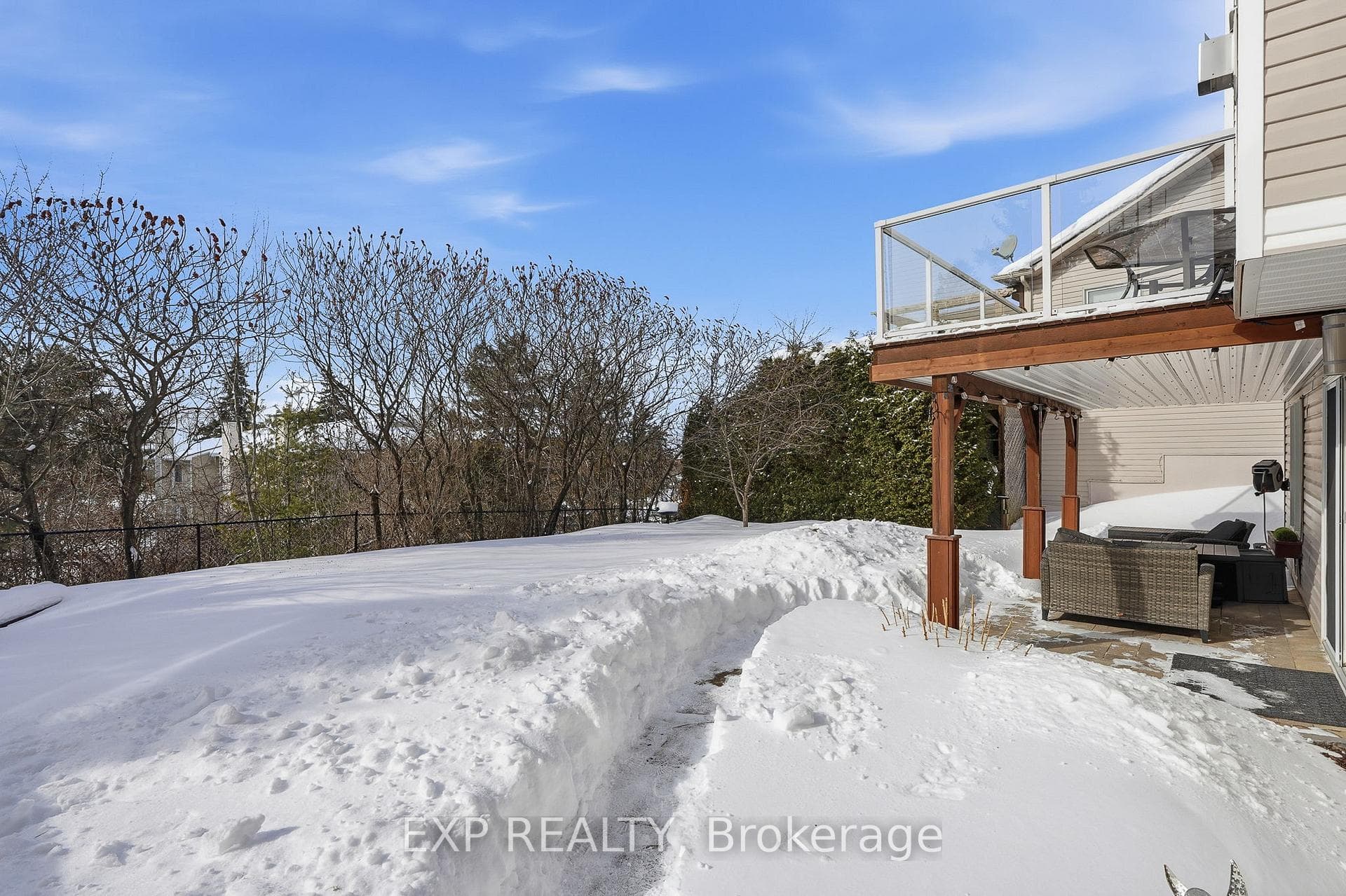Winter Backyard