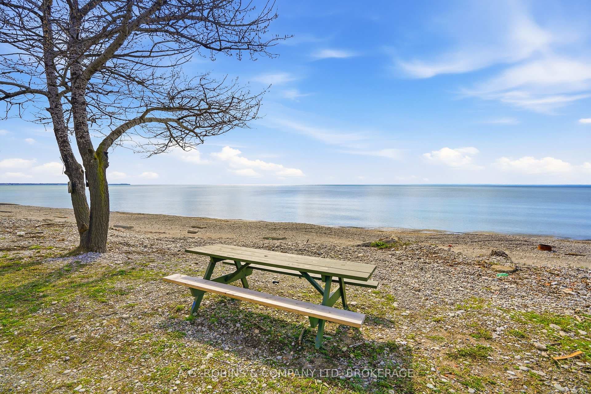 Includes private 17 X59 strip of waterfront!