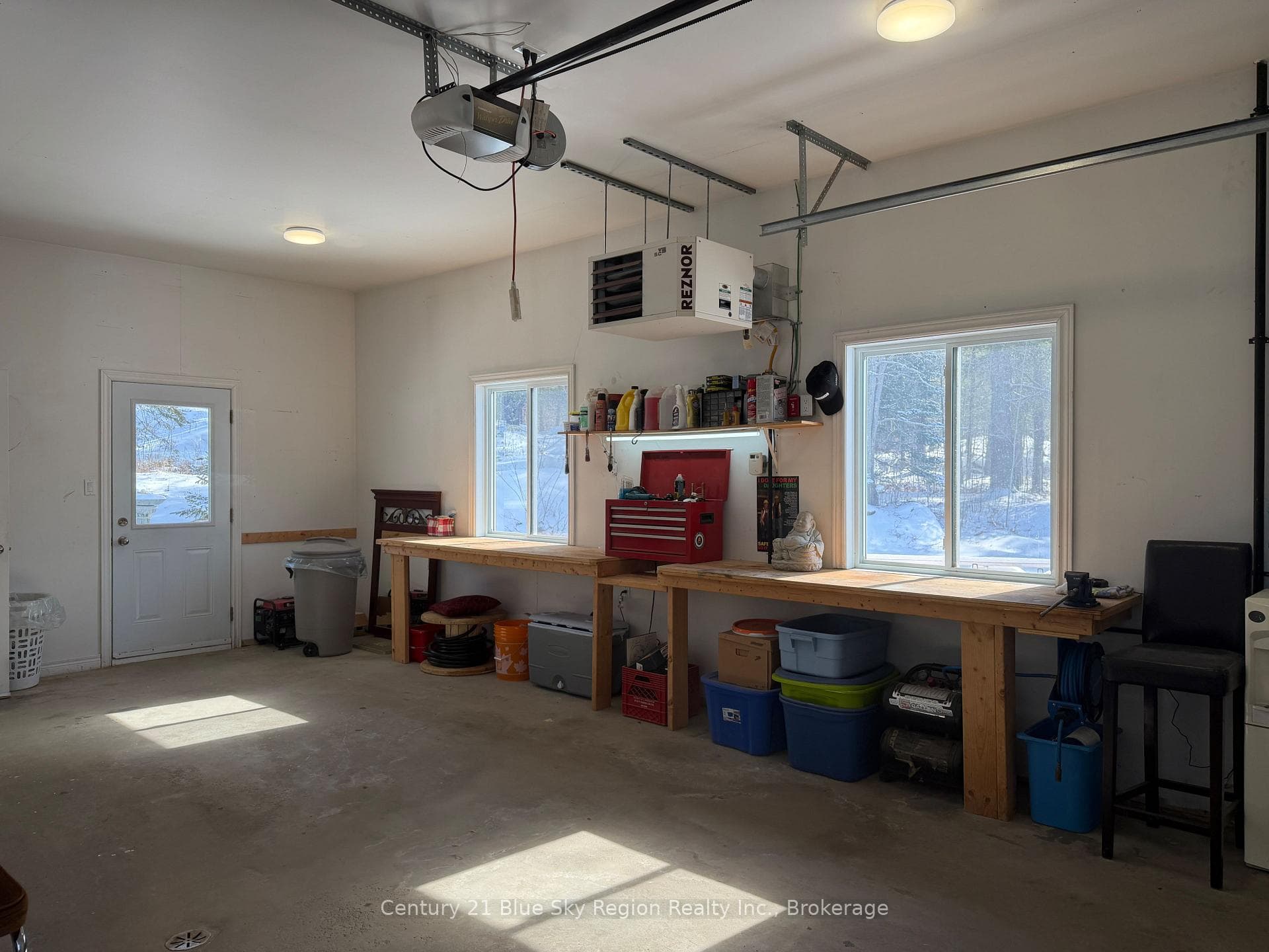 Attached garage