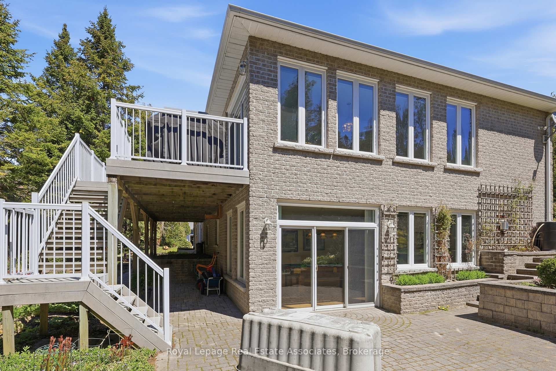 Exterior Access to Lower-level and Back Deck