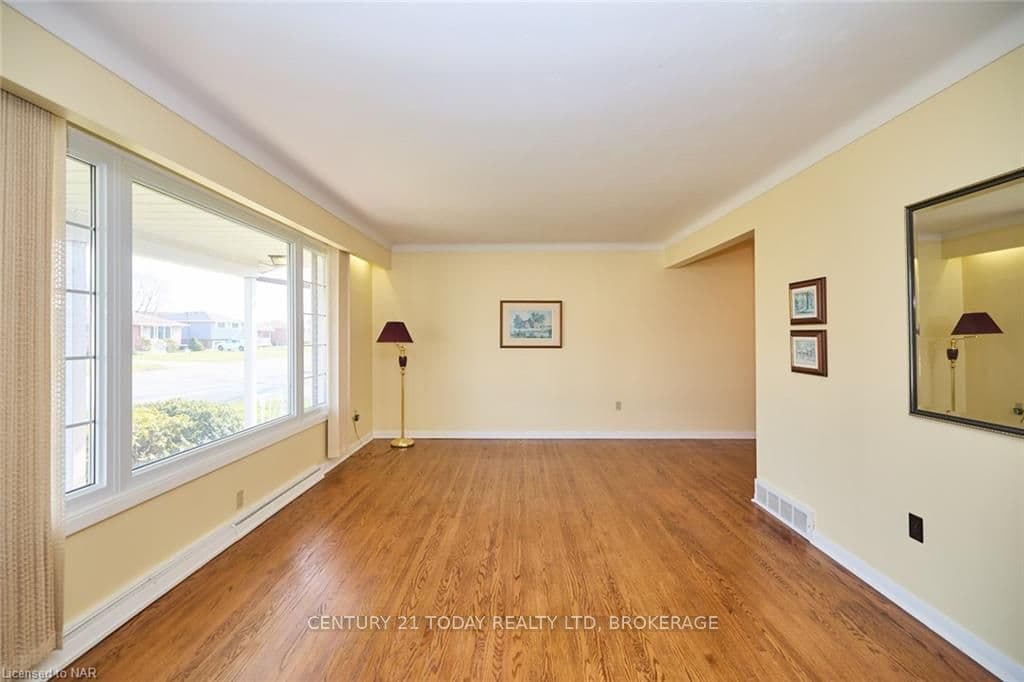 living room....large East exposure picture window