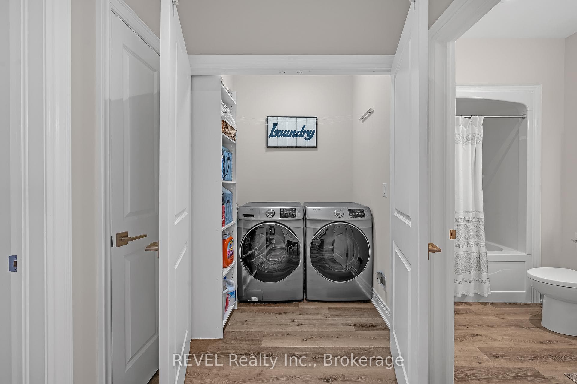extra large laundry closet