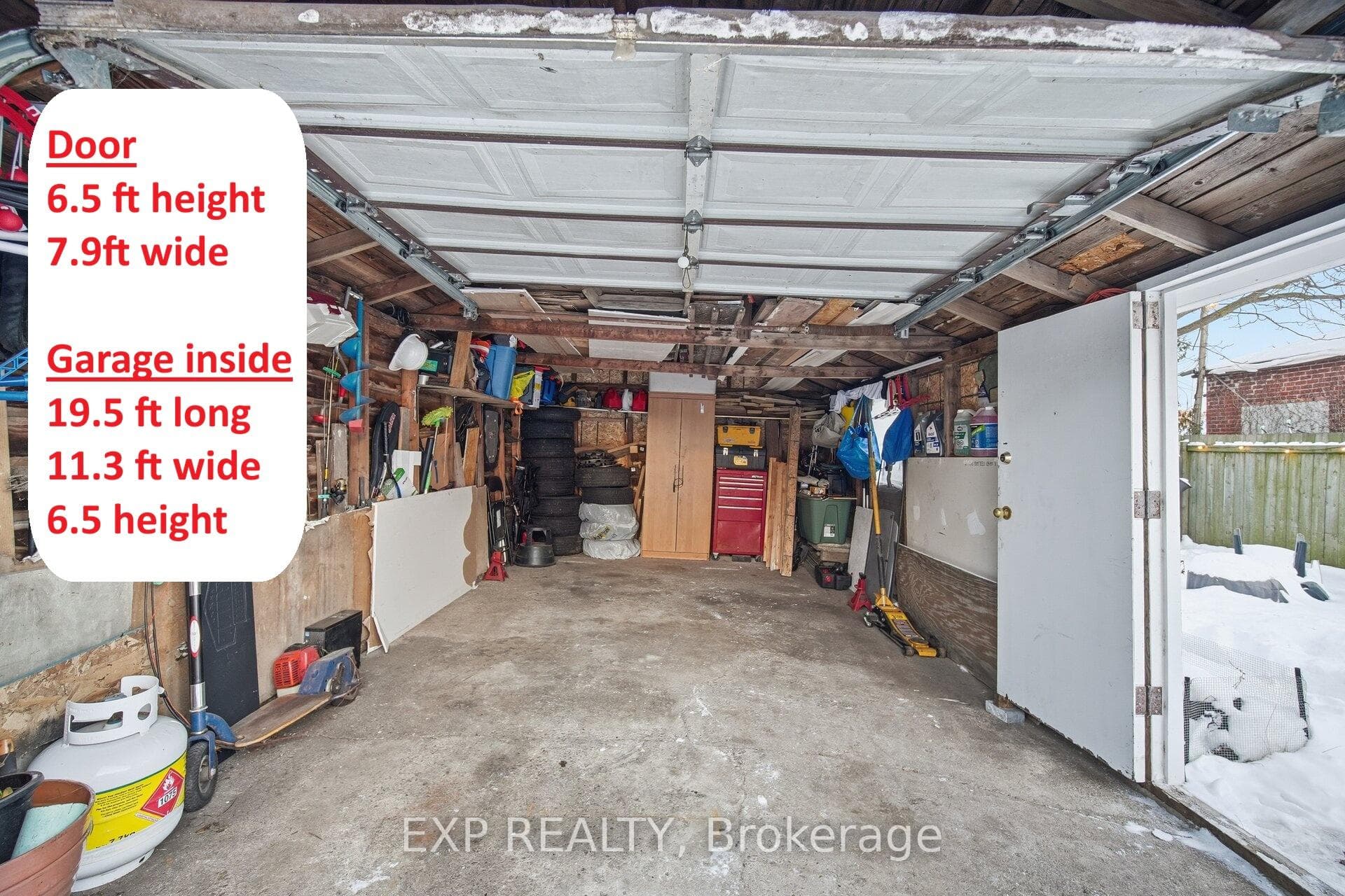 Detached garage for parking and storage!