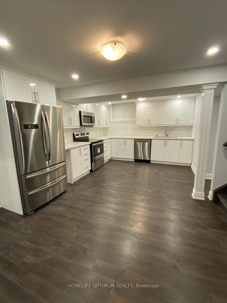 Kitchen with stainless appliances