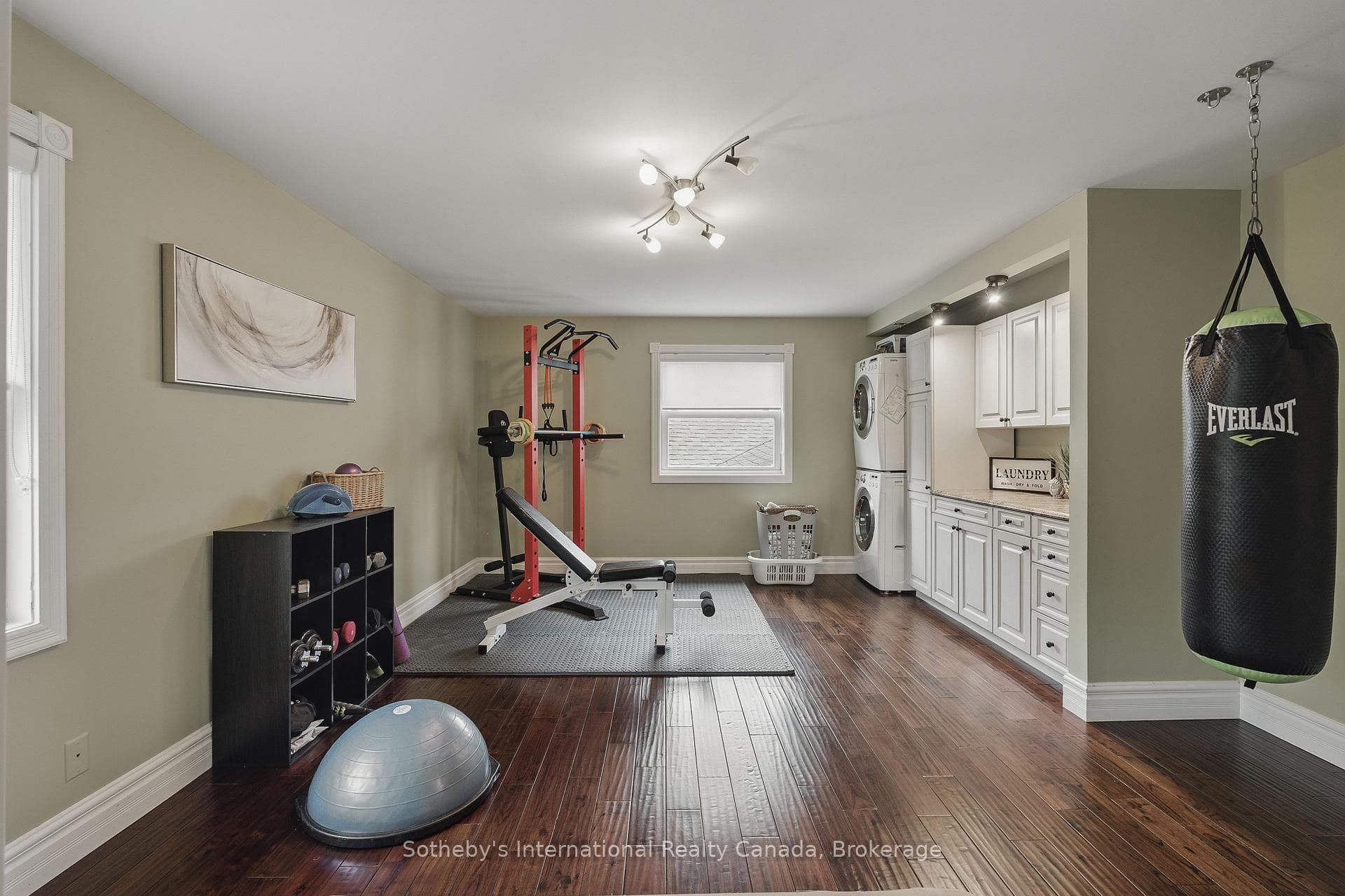 Upper Level Gym/Laundry/Bedroom #4