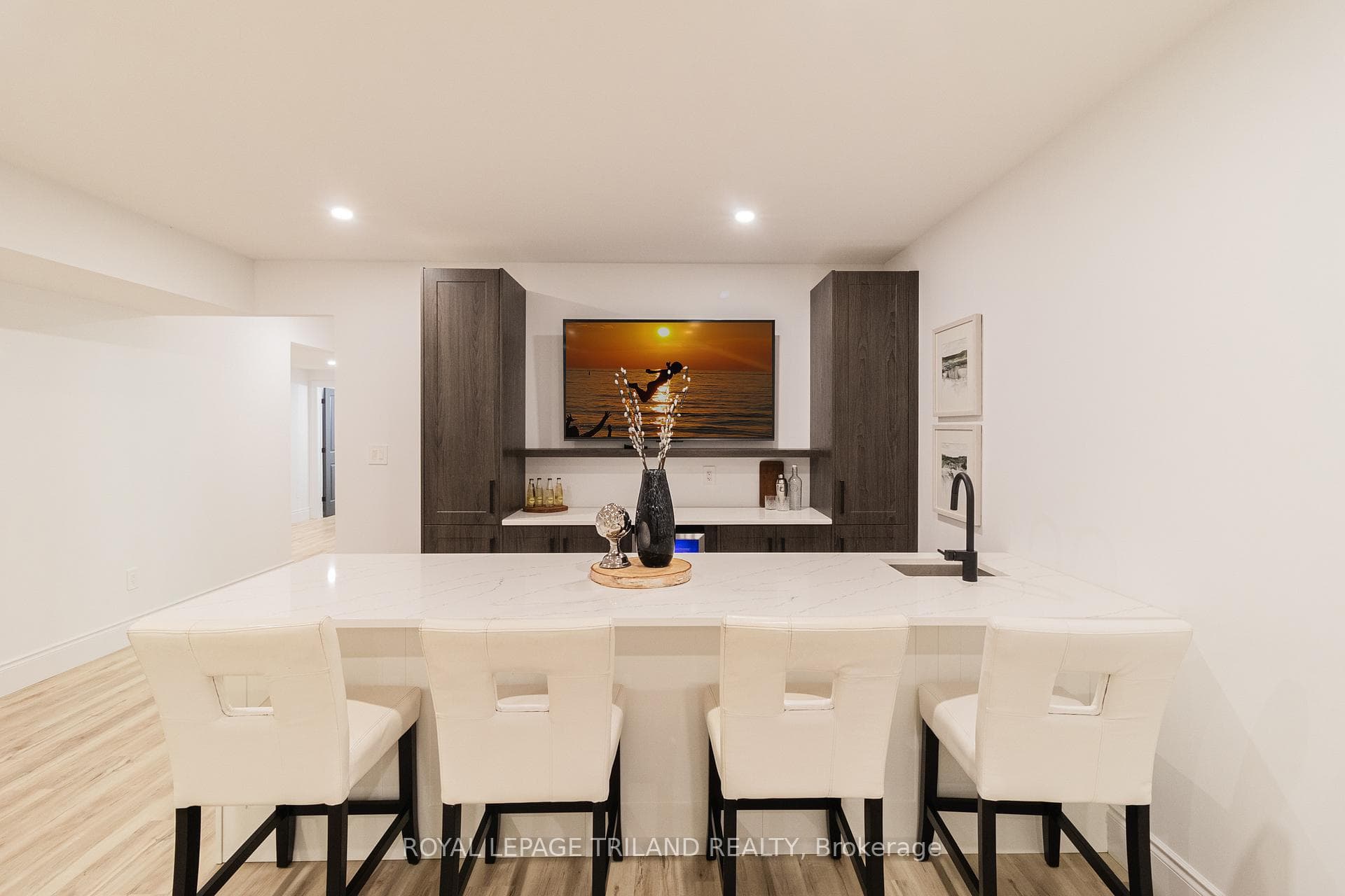 Lower level kitchenette / full wet bar