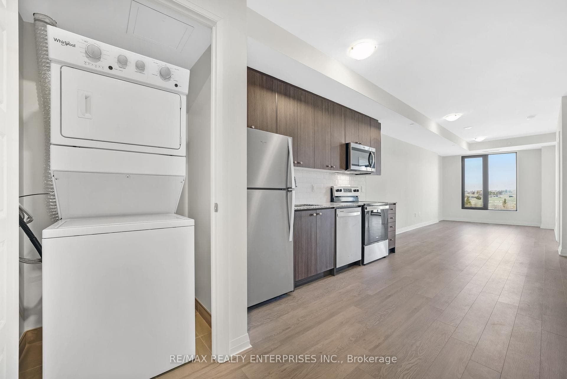 In Suite Laundry, Stacked Washer & Dryer