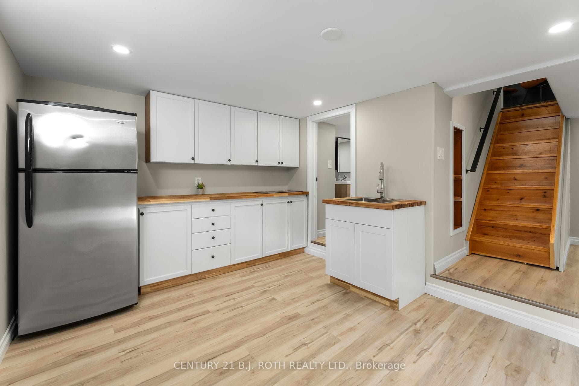 Basement kitchenette
