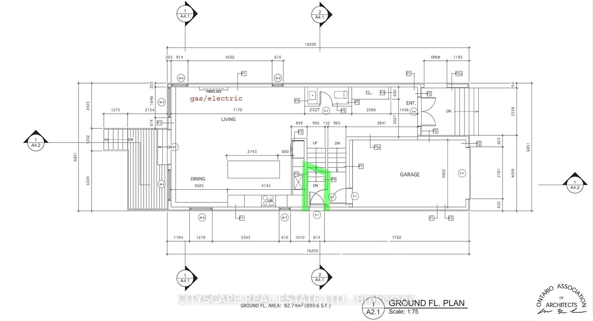 Builder's Proposed Ground Floor Plan