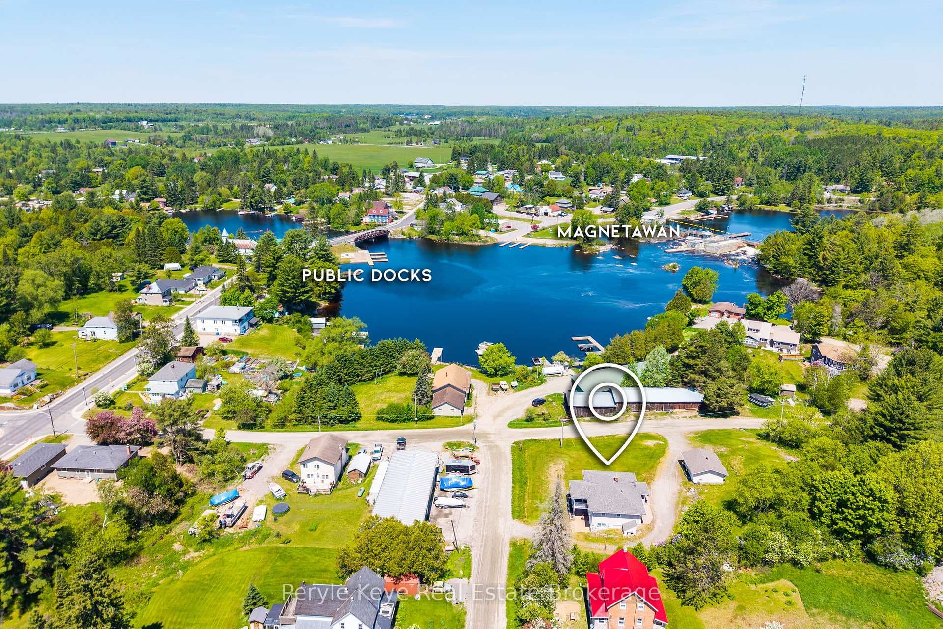 Close to Snowmobile trails, public docks, marina
