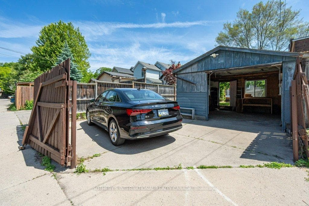 Parking Pad & Wide Single Car Garage