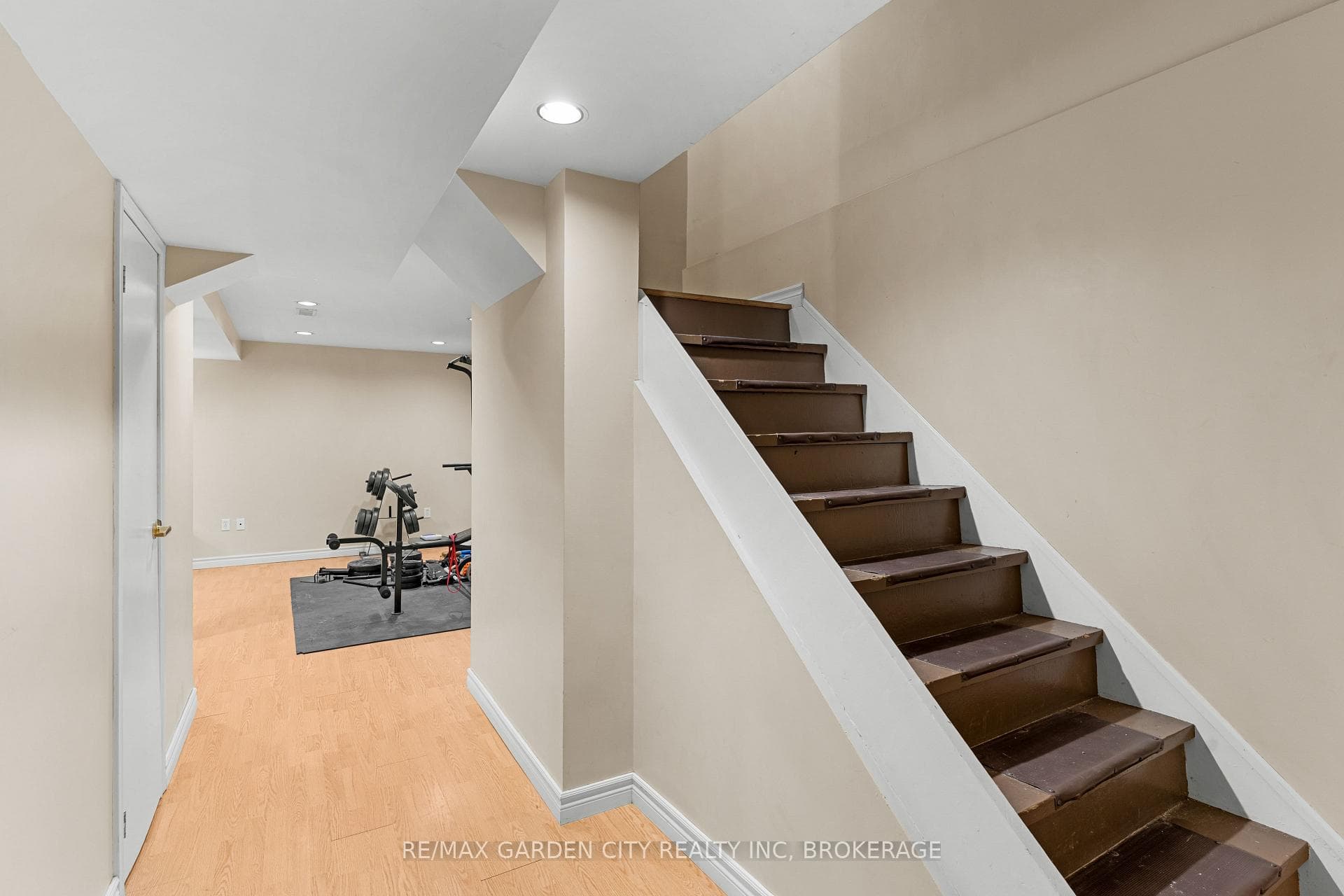 Basement bottom of stairs