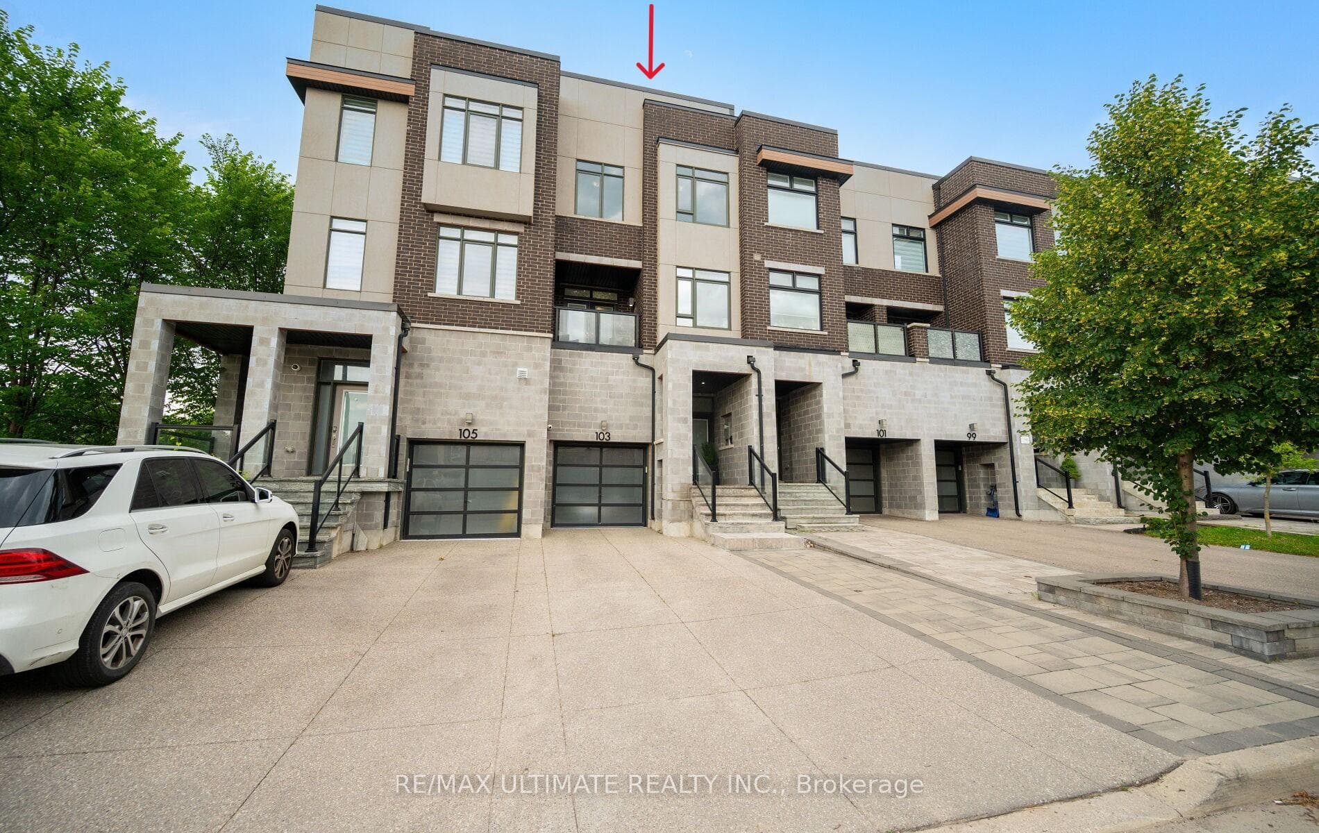 2 car parking on driveway + 2 cars in garage